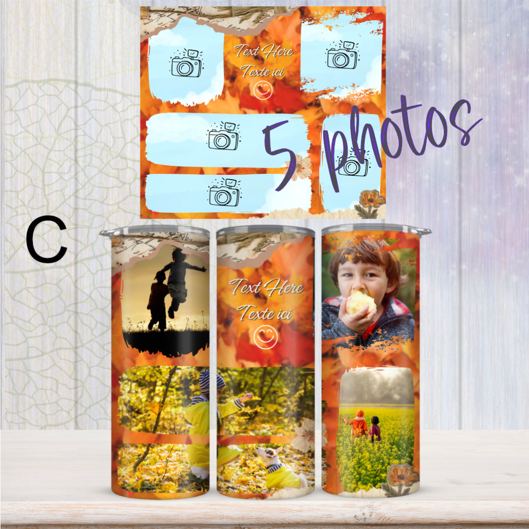 Bouteille photo personnalisée