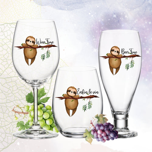 sloth-wine-glass-wine-time